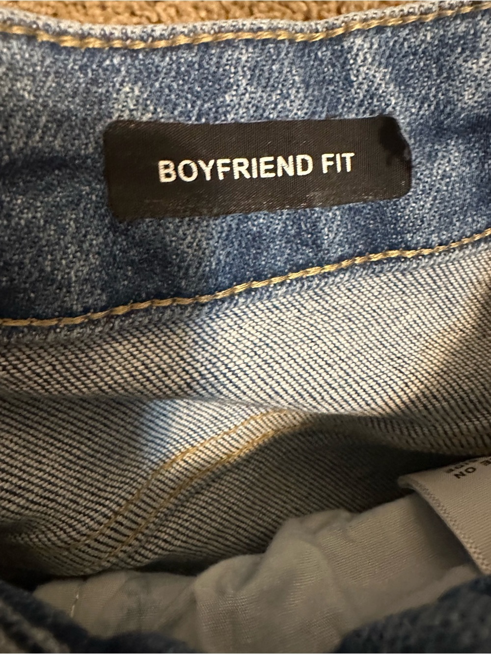 Judy Blue Washed Blue Distressed Boyfriend Jeans size 14W - Picture 8 of 9